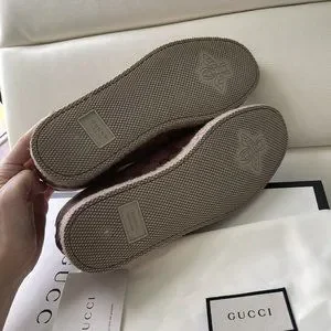 NIB $790 Gucci Men GG Monogram Sneakers Loafer Shoes Brown 9 US /8 UK Italy NIB $790 Gucci Men GG Monogram Sneakers Loafer Shoes Brown 9  main image 4